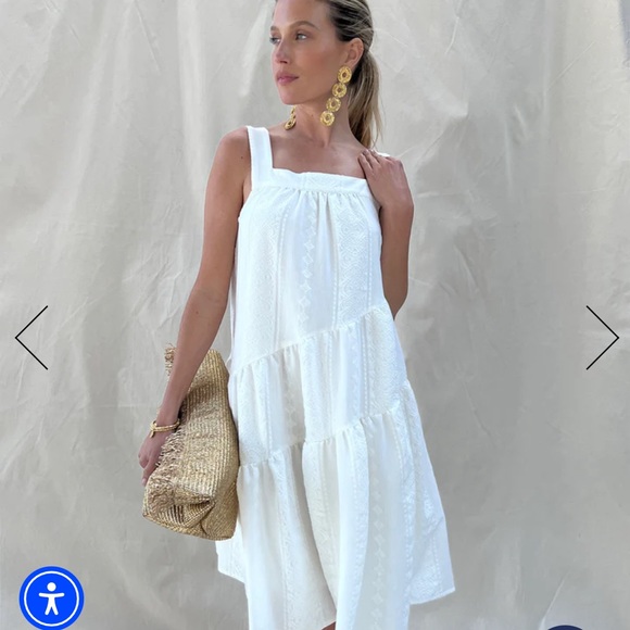 White Splendid sundress. - Picture 1 of 10